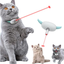 Load image into Gallery viewer, Automatic Cat Toy Smart Laser Teasing Cat Collar Electric USB Charging Kitten
