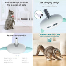 Load image into Gallery viewer, Automatic Cat Toy Smart Laser Teasing Cat Collar Electric USB Charging Kitten
