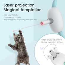 Load image into Gallery viewer, Automatic Cat Toy Smart Laser Teasing Cat Collar Electric USB Charging Kitten
